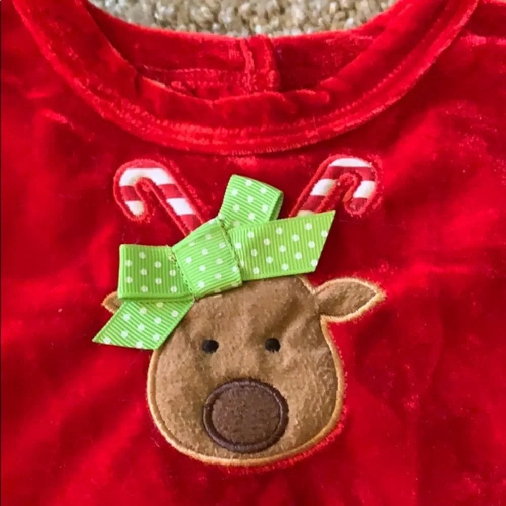 Kirkland’s Christmas Dress size 18 mos Pre…